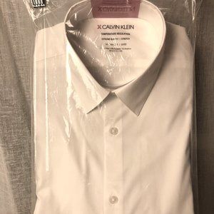 Calvin Klein Extreme Slim Fit White Dress Shirt 14-14 1/2 | S | 32/33 [Unopened]